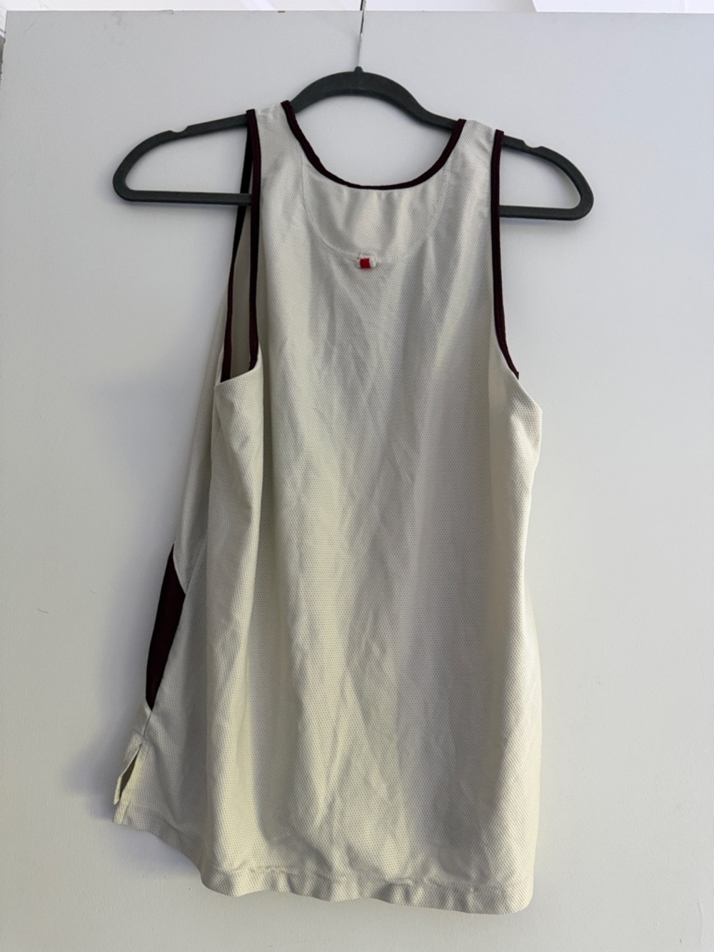 Bundle of 3 Tracksmith Men's Van Cortland Singlets in Navy, White & Burgundy - Picture 6 of 10